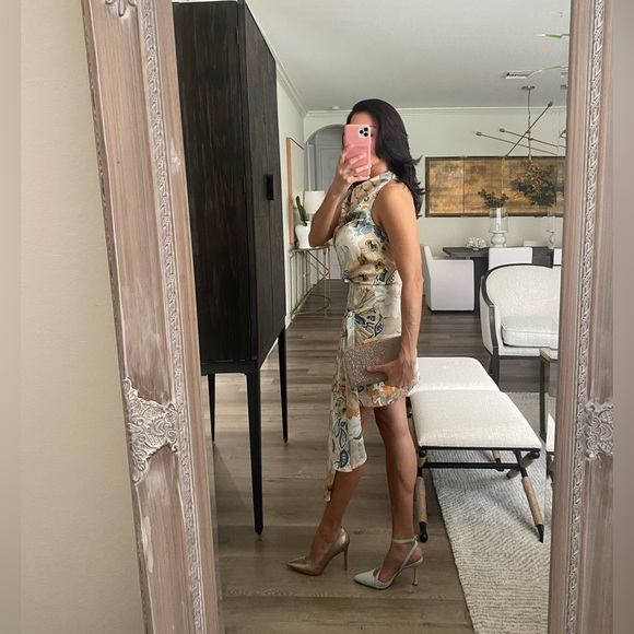 Elliat Cocktail Dress(Revolve) - Size S - Orange and Green Floral Print - Picture 11 of 11